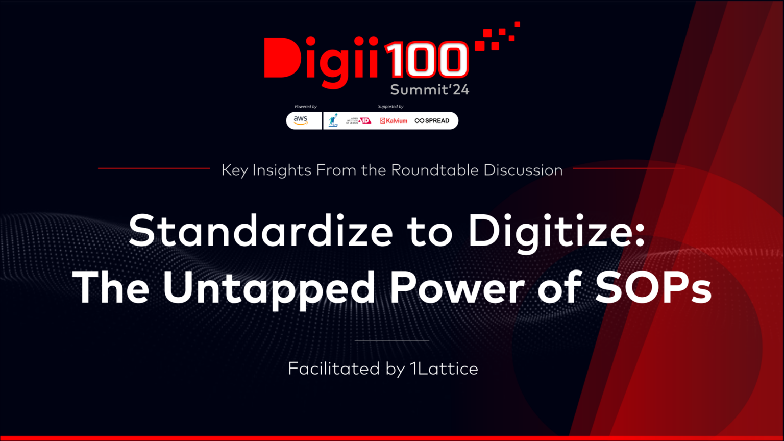 Unlocking the Potential of SOPs: Standardize to Digitize Roundtable Insights