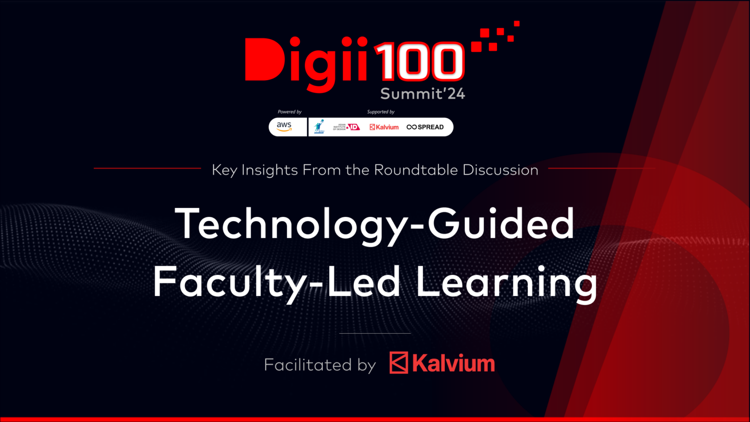 Shaping the Future of Education: Technology-Guided, Faculty-Led Learning