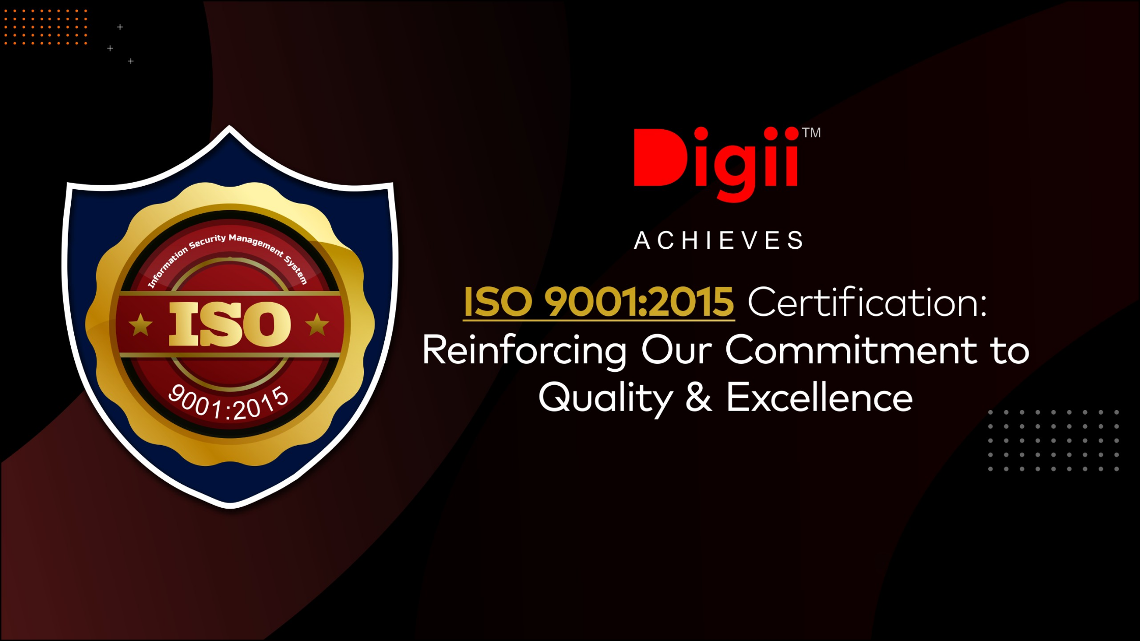 ISO 9001:2015 Certification